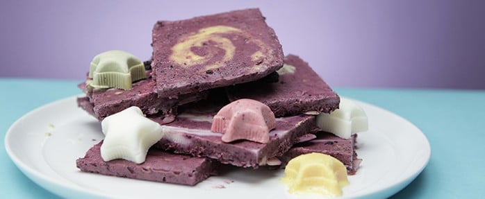 Healthy Yogurt Galaxy Bark Recipe