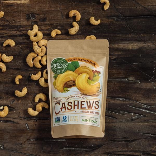 maple roasted cashews