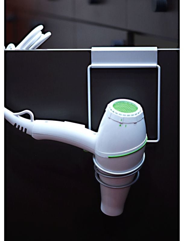 HairArt Cabinet Door Hair Dryer Holder