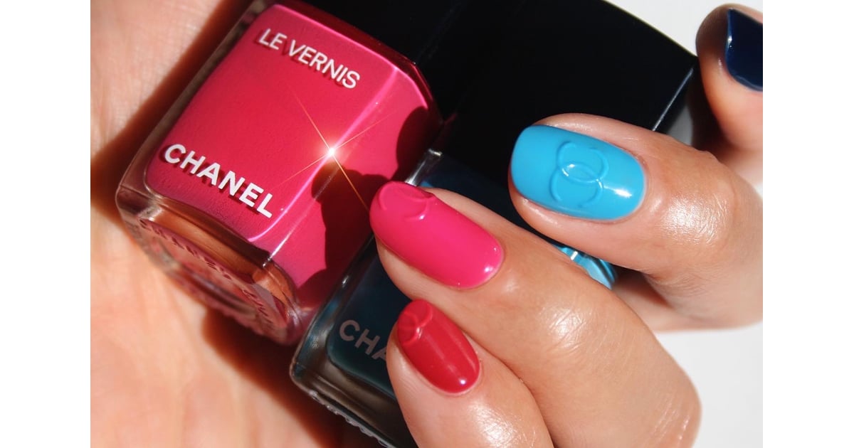 Chanel Logo Embossed Nail-Art Design: How-To | POPSUGAR Beauty UK Photo 2