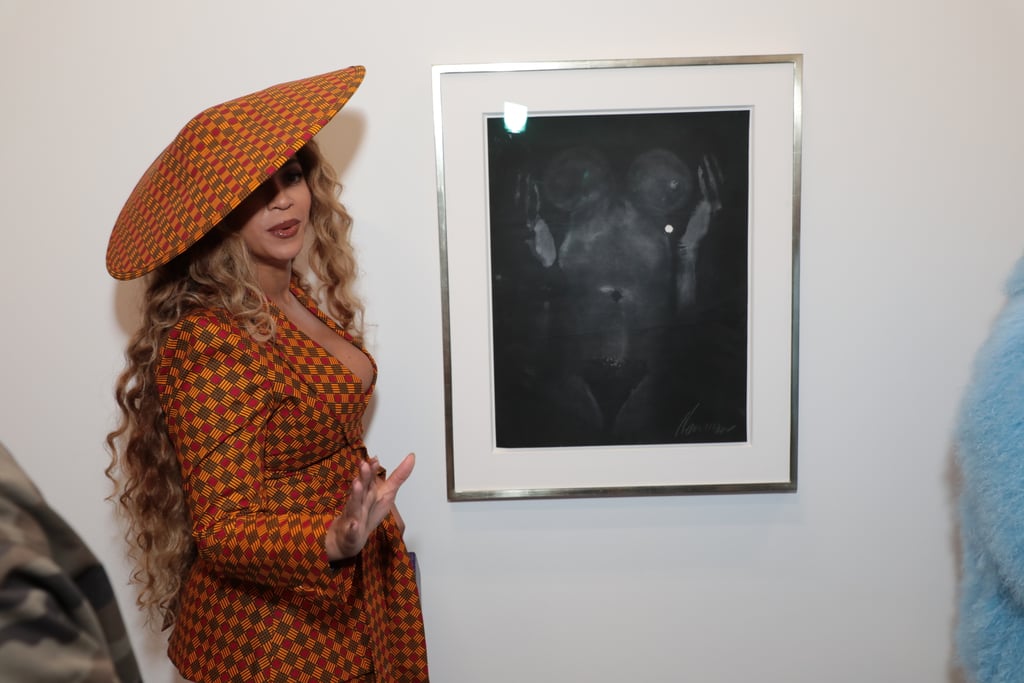 Beyonce Wears Ankara Suit to Art Show 2019