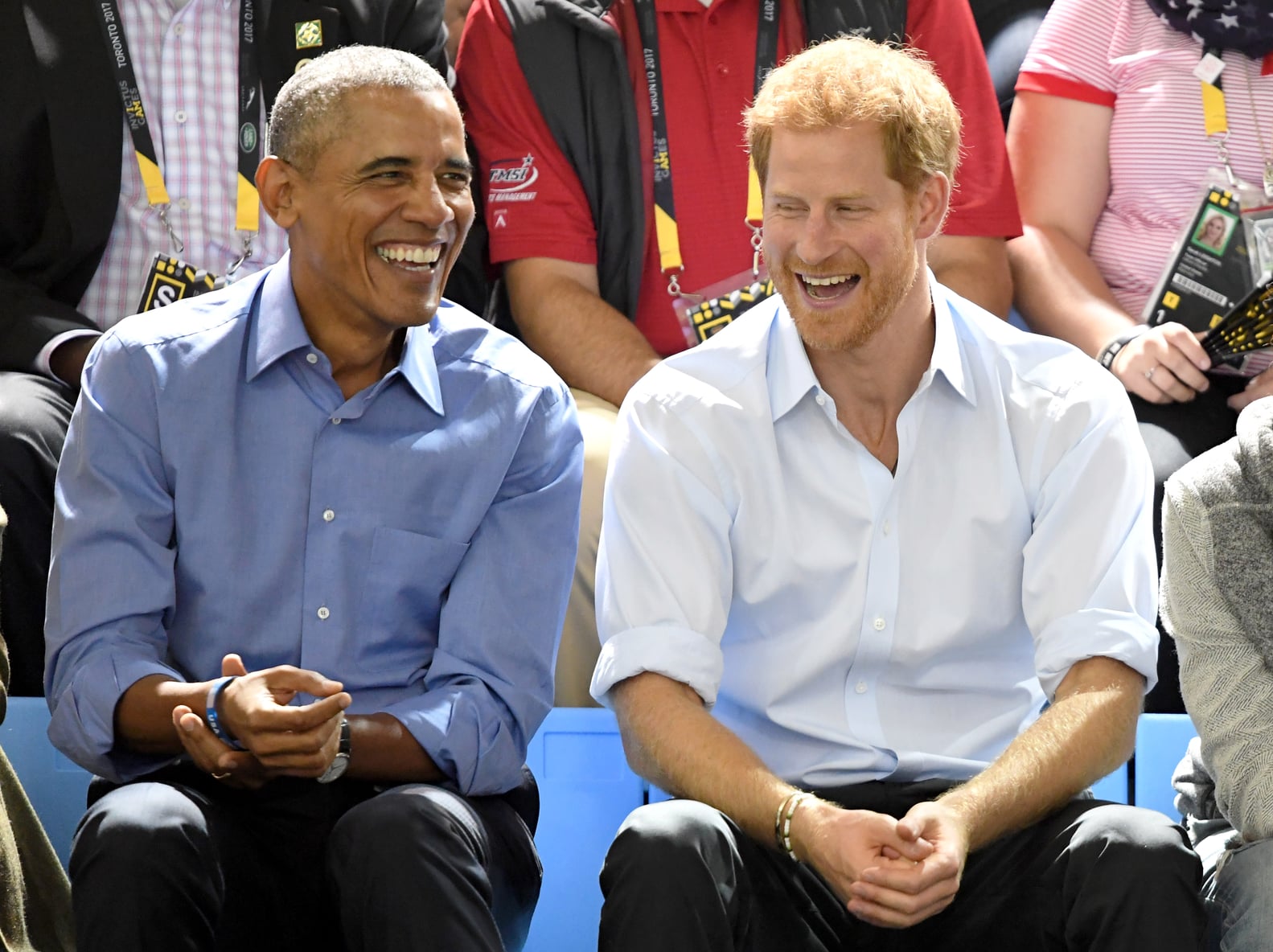 Prince Harry and Barack Obama at Invictus Games 2017 PS Celebrity