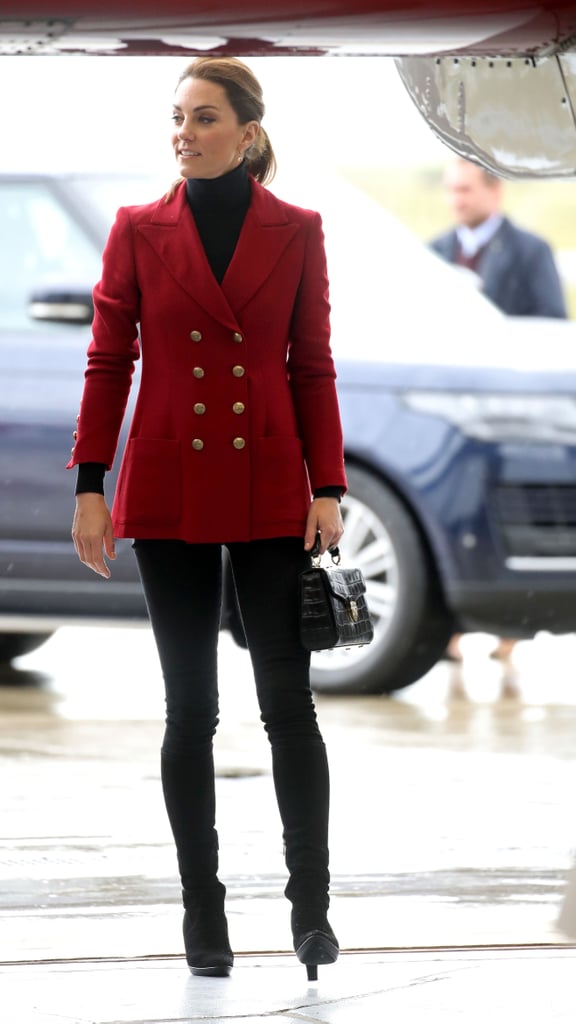 Kate Middleton Red Jacket May 2019