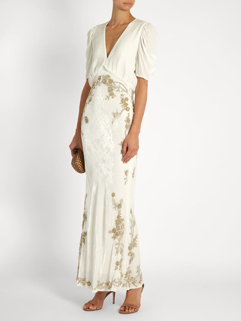 Brock Collection Daryl V-Neck Sequin Embellished Gown ($4,290)