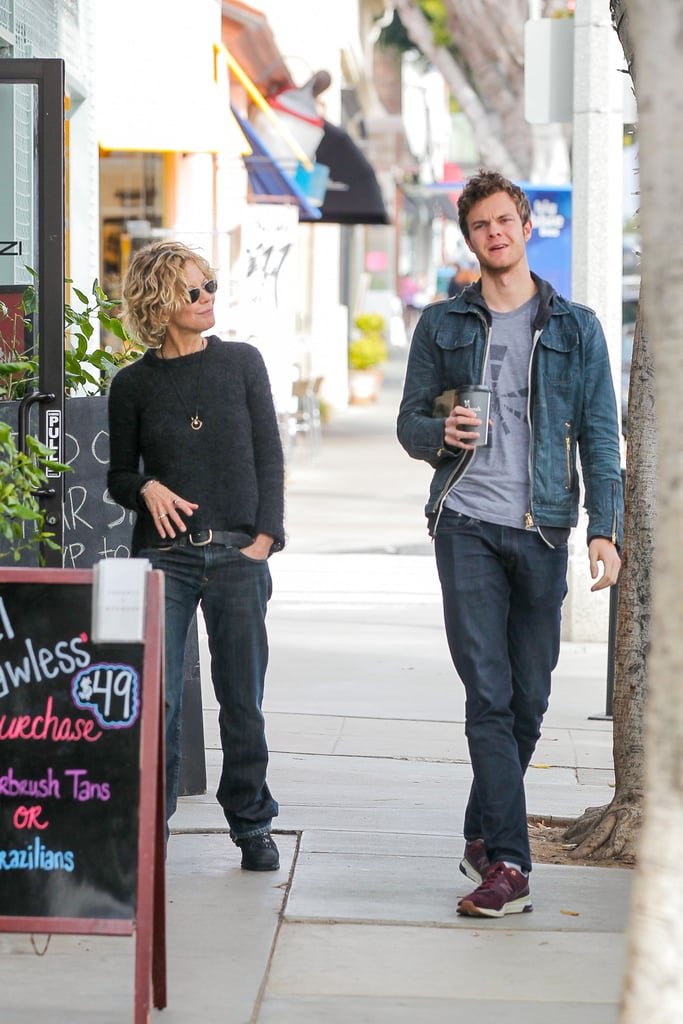 Meg Ryan and Son Jack in LA January 2016