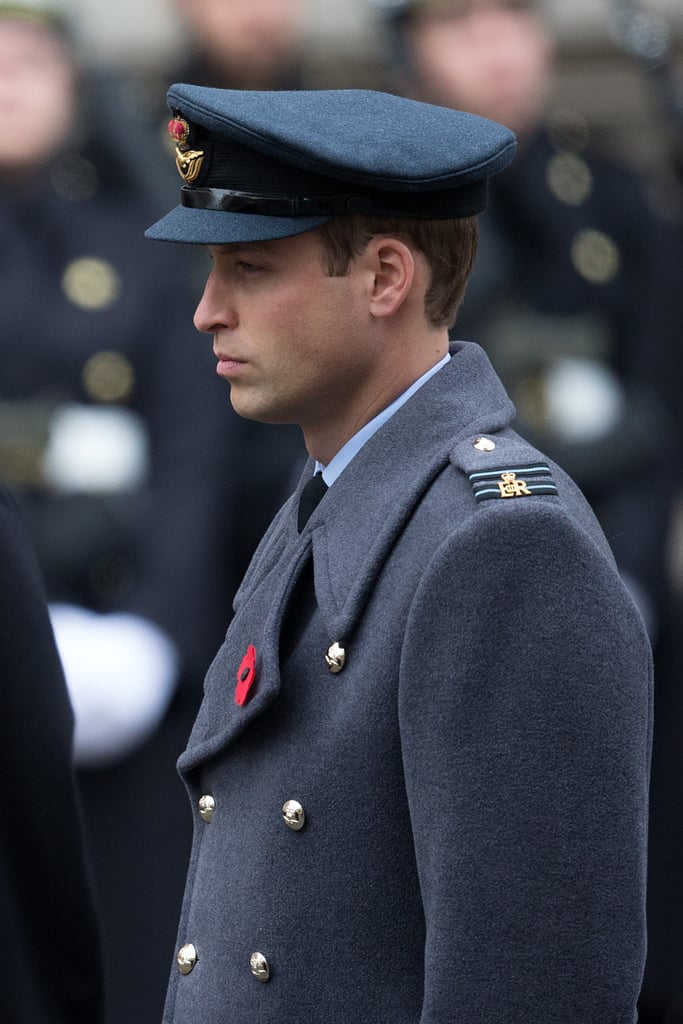 Prince Harry and Prince William on Remembrance Day 2015