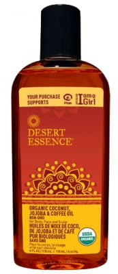Desert Essence Coconut Jojoba & Coffee Oil