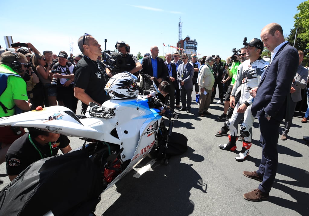 Prince William at the Isle of Man TT June 2018 Pictures