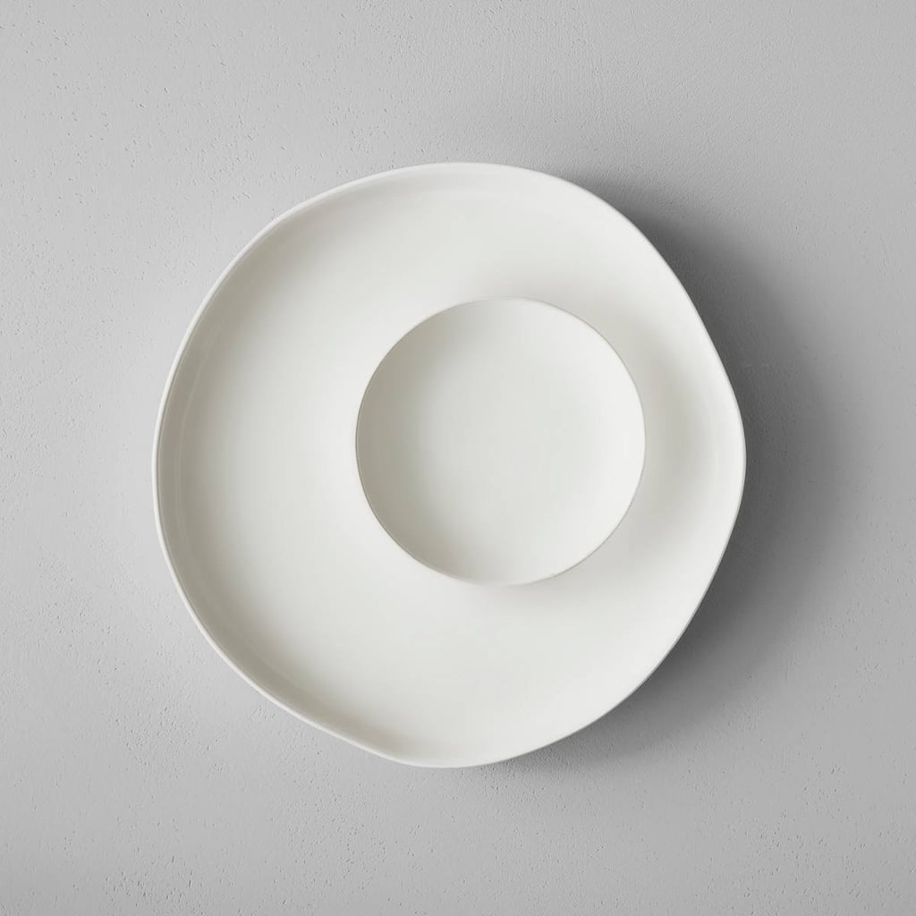Hearth & Hand With Magnolia Divided Stoneware Serving Tray