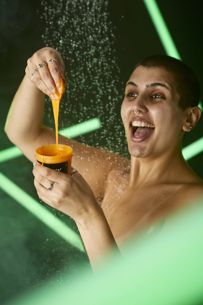 Sparkly Pumpkin Shower Slime