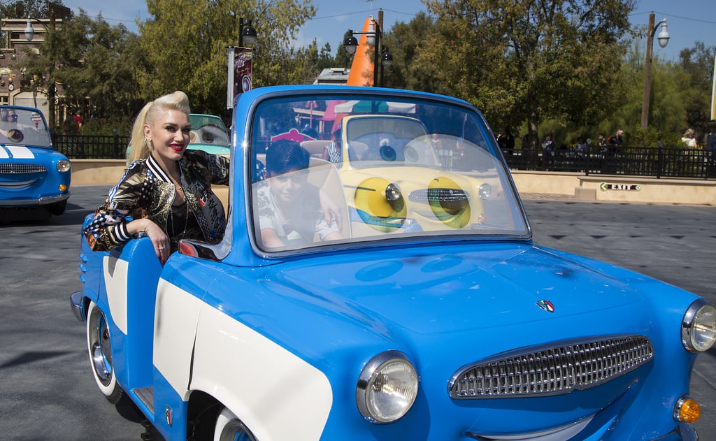 Gwen Stefani and Her Son at California Adventure May 2016