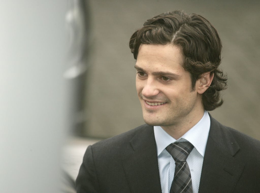 In 2008, Prince Carl Philip of Sweden wore a dapper suit while he was in Belgium.
