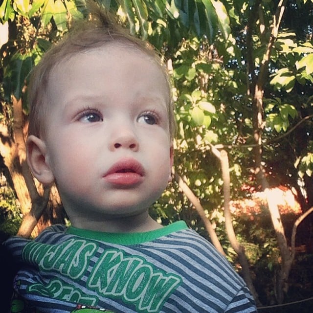 Finn McDermott took his first trip to the zoo with his mom, Tori Spelling.
Source: Instagram user torianddean