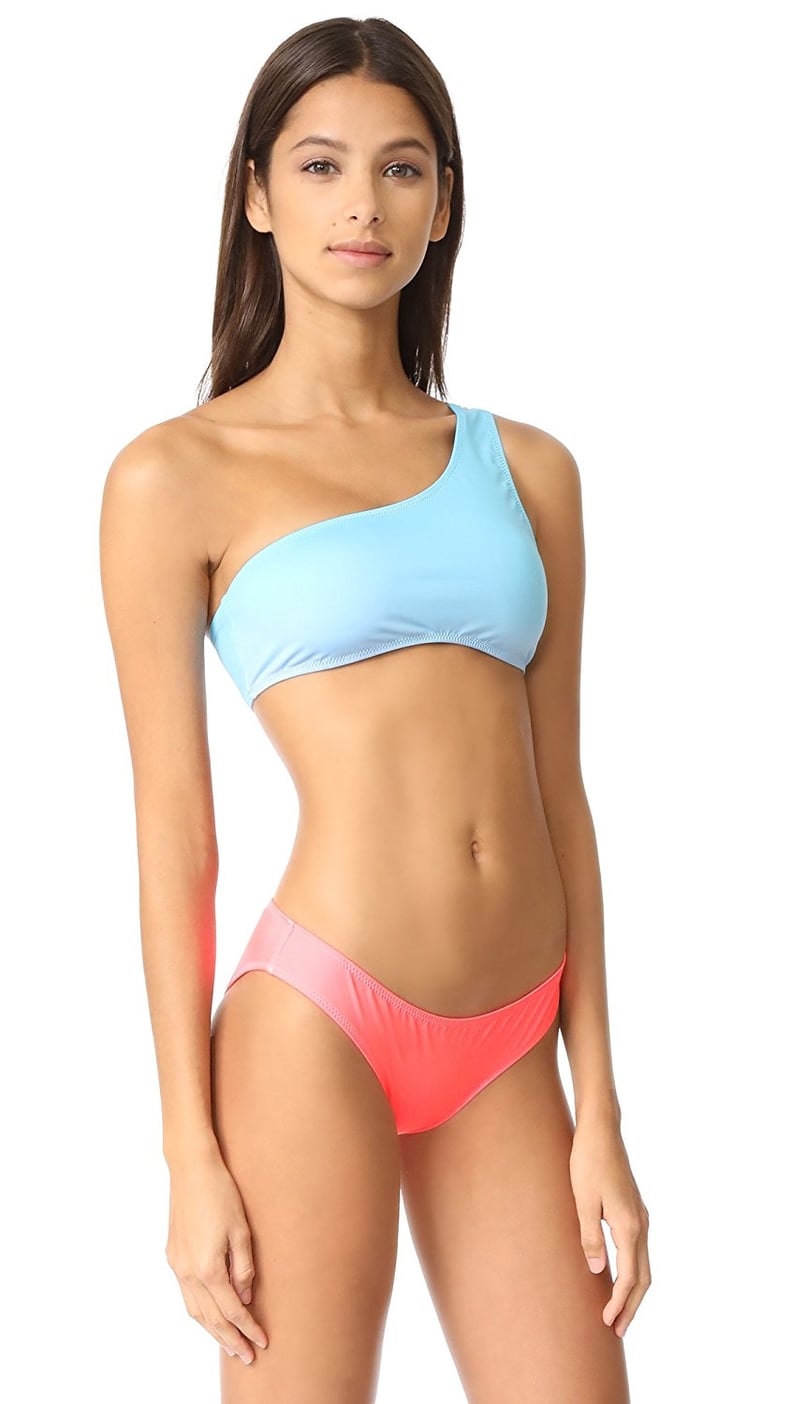 Solid & Striped the Cindy One-Shoulder Bikini Top