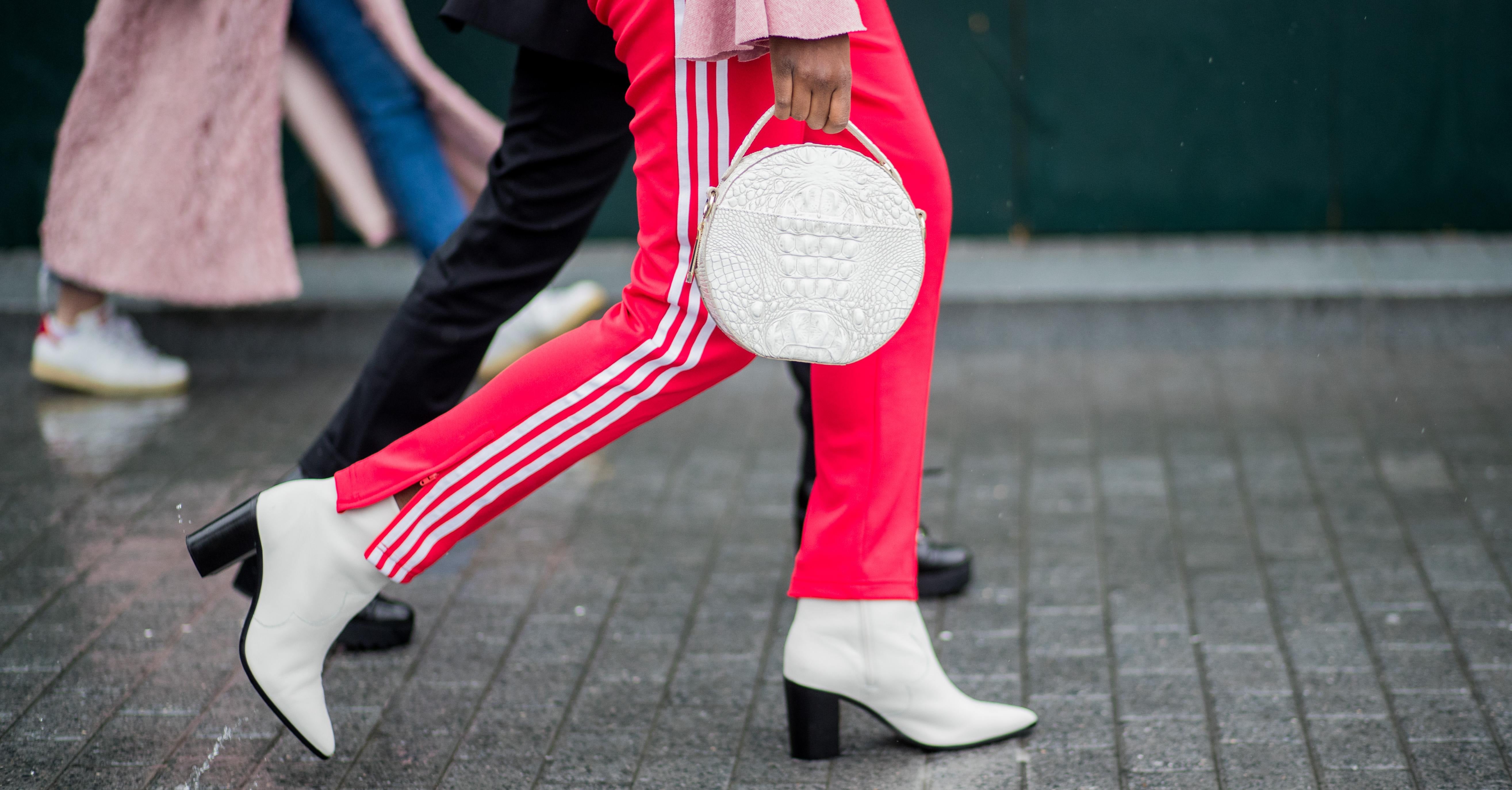 How Street Style Stars and Celebrities Wear Track Pants | POPSUGAR