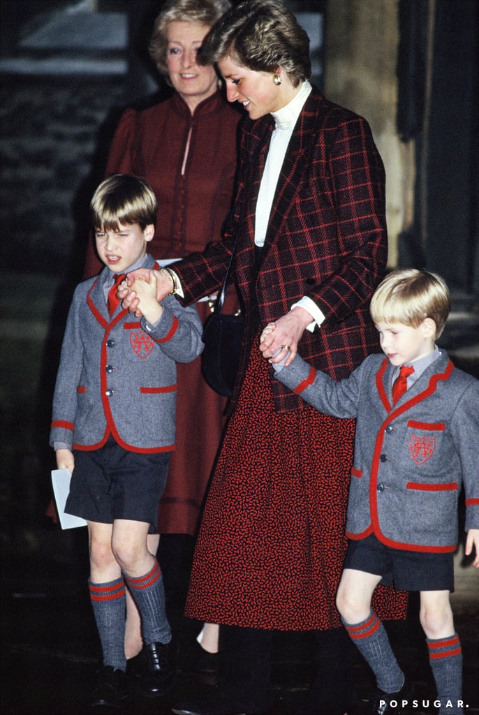 Princess Diana and Prince Harry Holding Hands Pictures