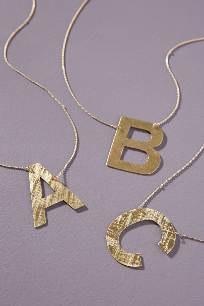 Block Monogram Necklace