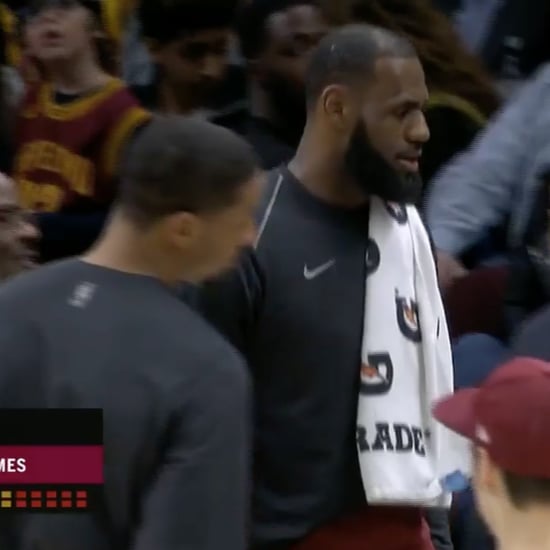 LeBron James Gets Candy For Daughter During Game