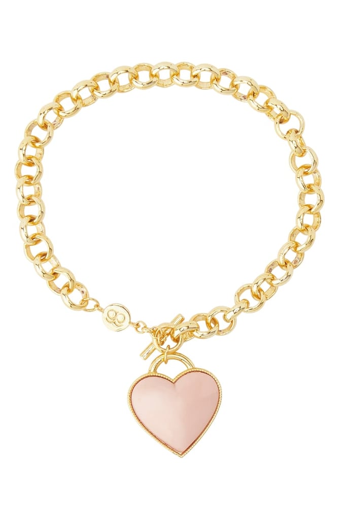 Gorjana Kara Heart Charm Bracelet