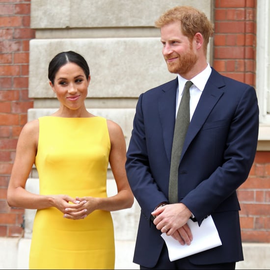 Meghan Markle Yellow Brandon Maxwell Dress