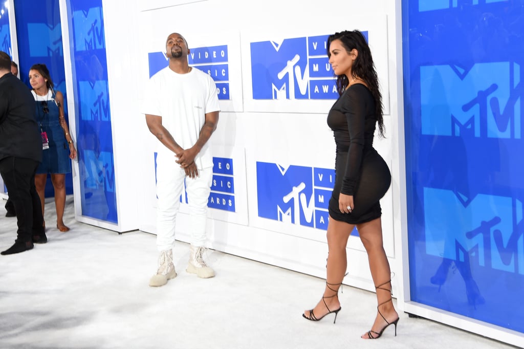 Kim Kardashian and Kanye West at 2016 MTV Video Music Awards Kim Kardashian and Kanye West at 2016 MTV Video Music Awards