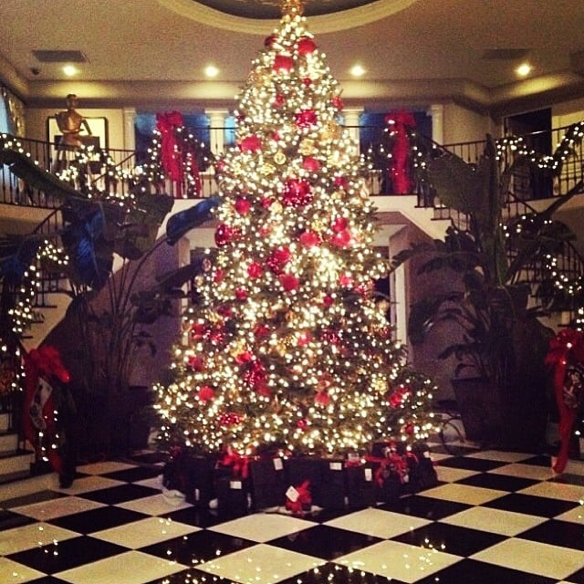 Kim Kardashian woke up to a Winter wonderland in her family's home in 2013.