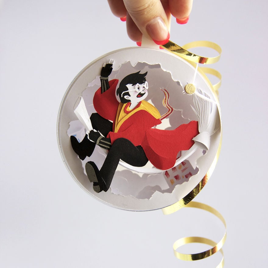Harry Potter Paper Ornaments