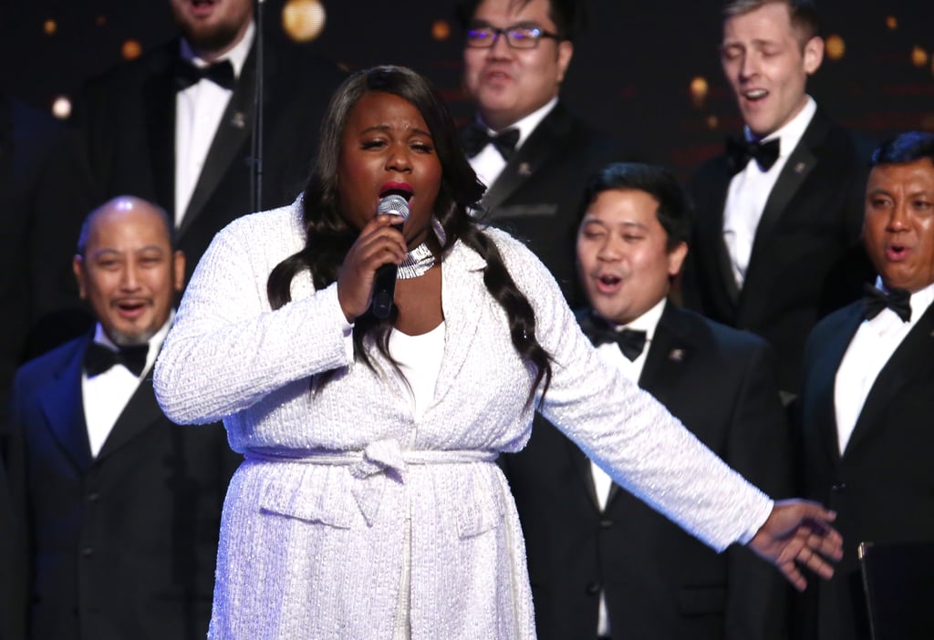Alex Newell and the Gay Men's Chorus of Los Angeles at the 2020 Spirit Awards