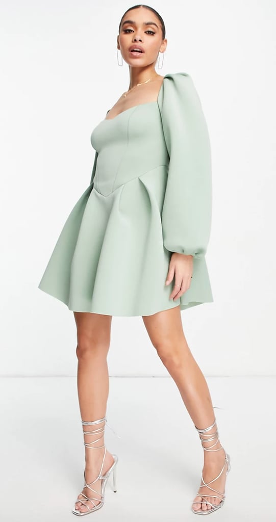 Regencycore Trend: ASOS DESIGN Puff Sleeve Mini Dress