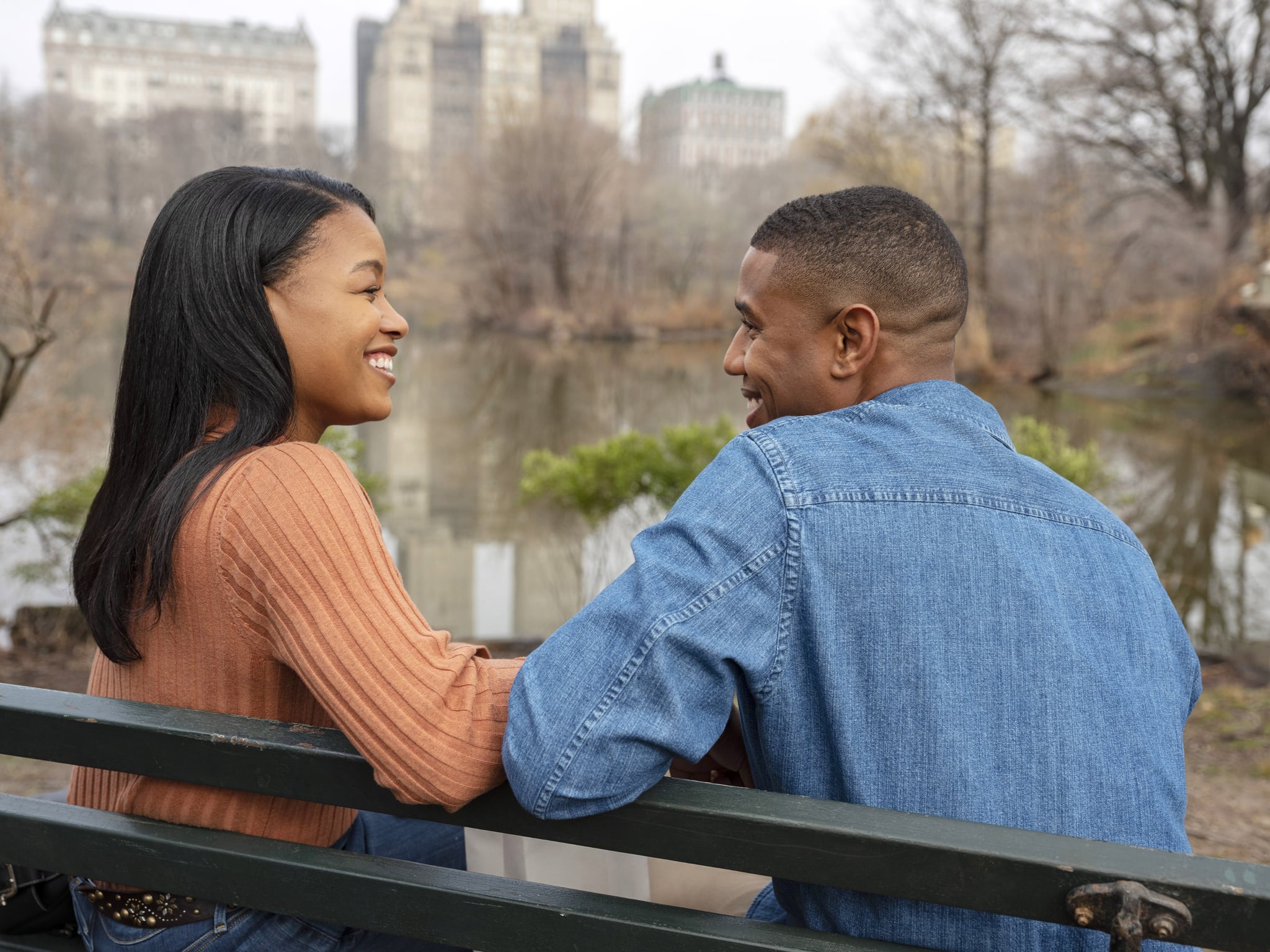 A JOURNAL FOR JORDAN, from left: Chante Adams, Michael B. Jordan, 2021. ph: David Lee /  Sony Pictures Entertainment / Courtesy Everett Collection