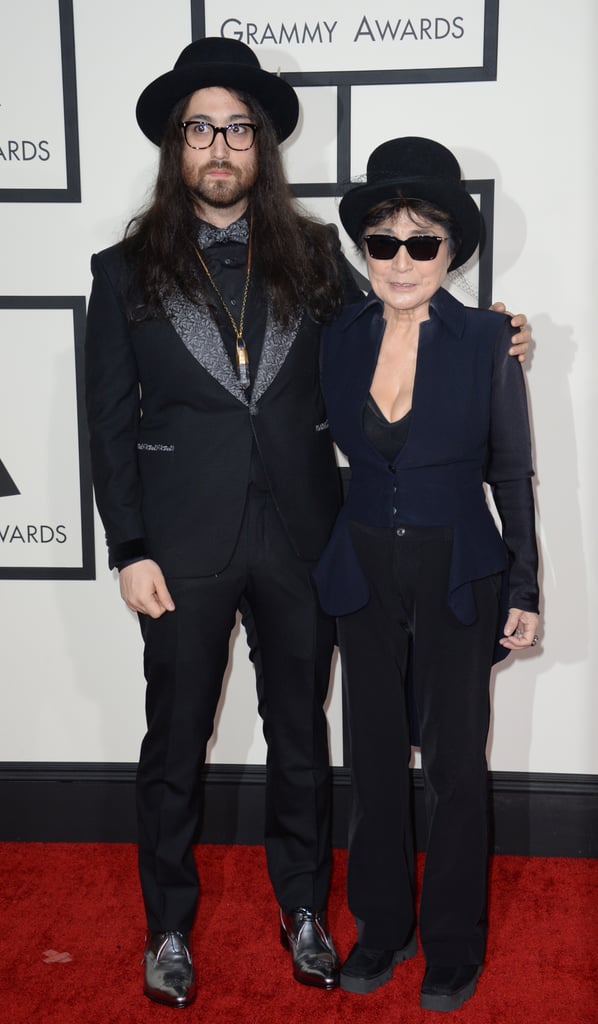 Yoko Ono had her son, Sean Lennon, as her date to the Grammys.