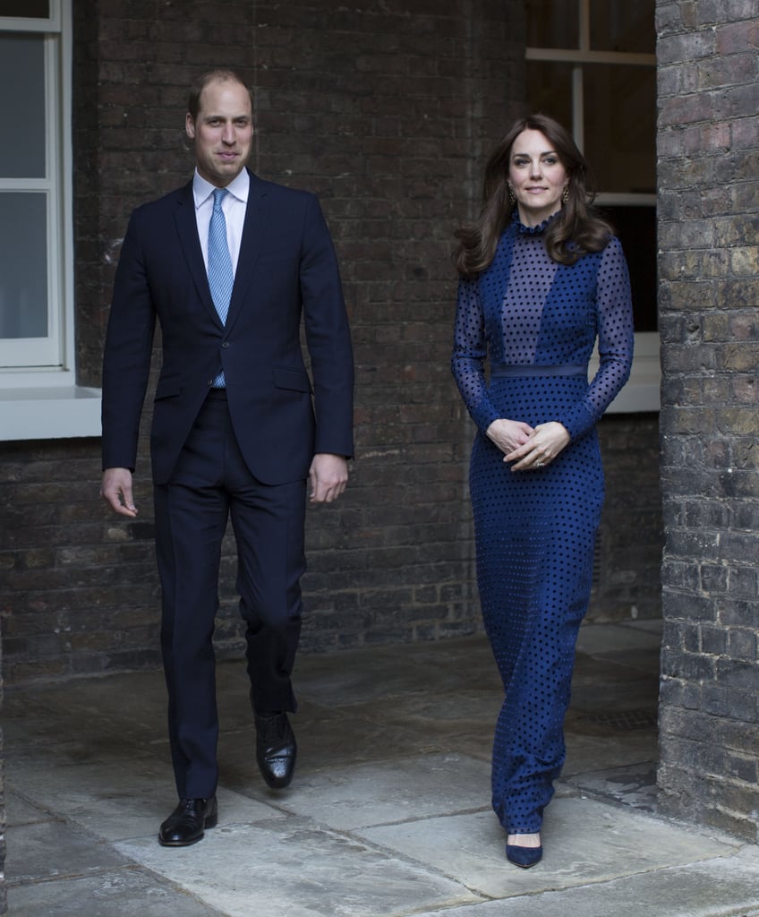 Kate Middleton in Saloni Gown at Palace Reception