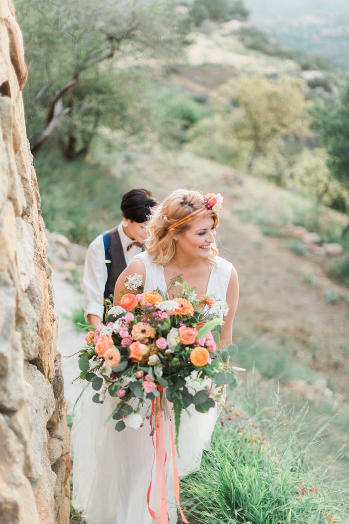 Surprise Proposal in a Styled Wedding Shoot
