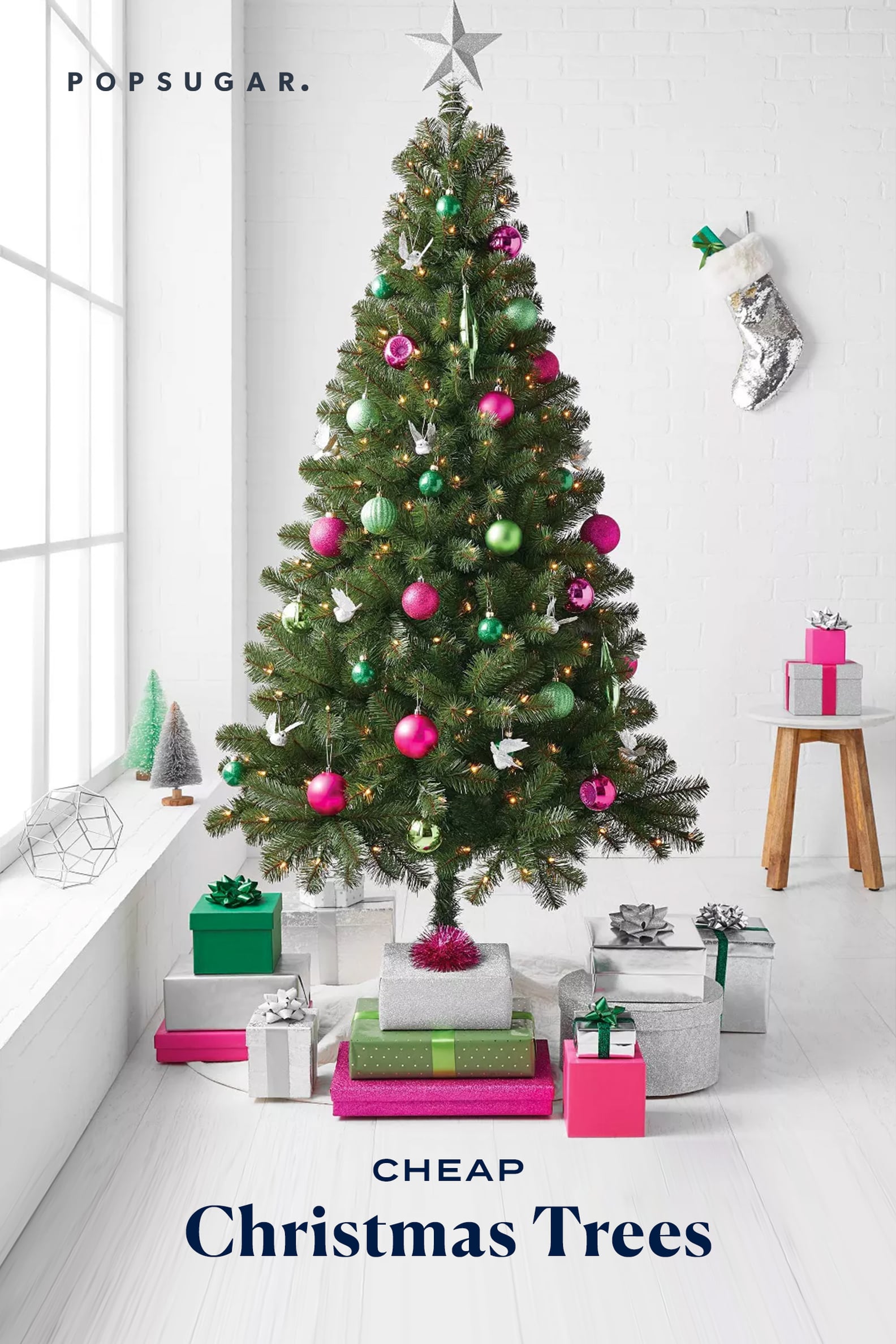 Cheap Christmas Trees POPSUGAR Home