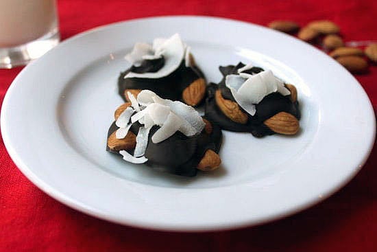Dessert: Dark Chocolate Nut Clusters
