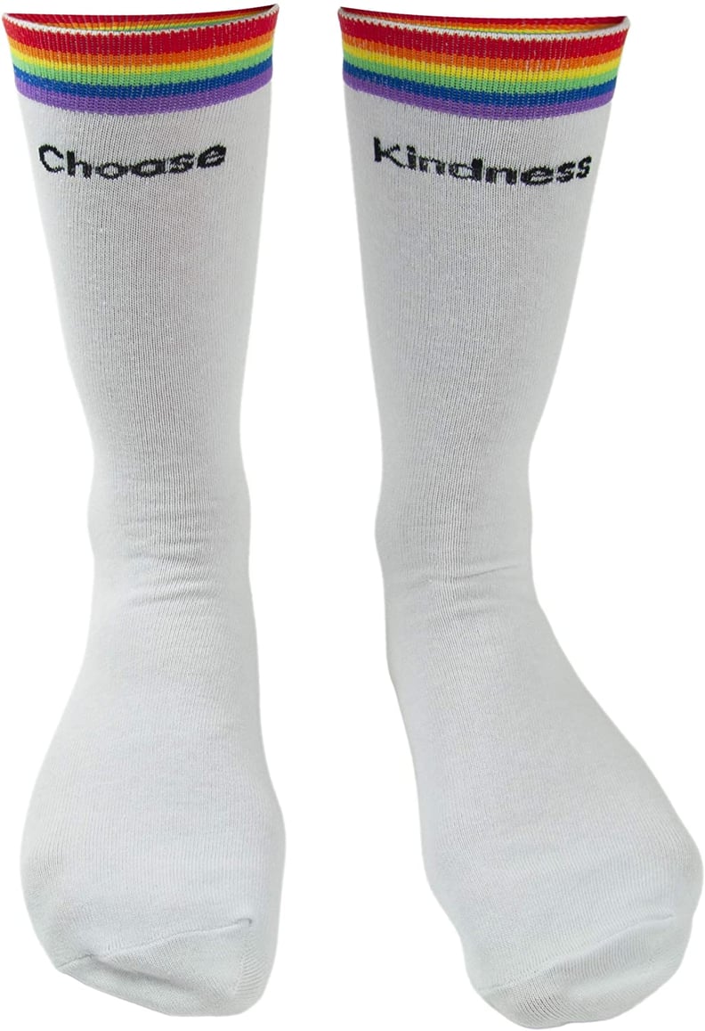 Queer Eye Official Choose Kindness White Socks