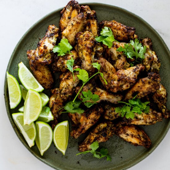 Cilantro Lime Air Fryer Chicken Wings