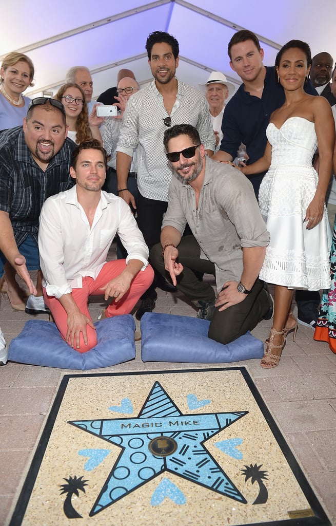 Channing Tatum and Jada Pinkett Smith Miami Hall of Fame