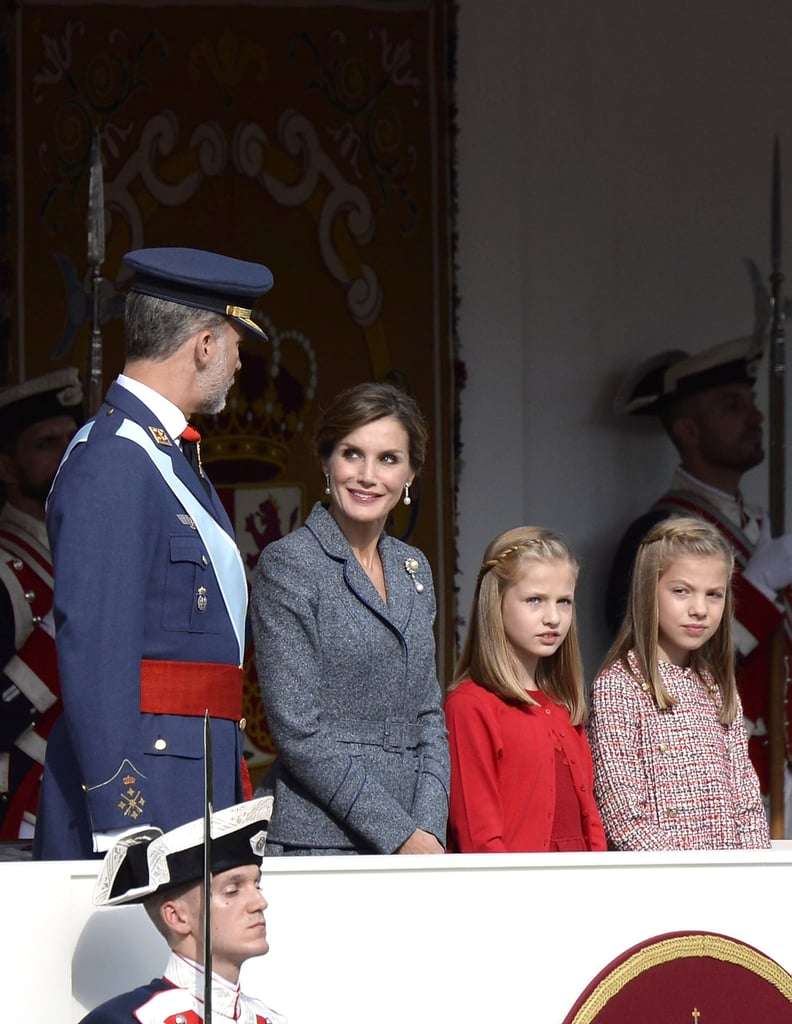 Spanish Royals at Spain National Day 2017