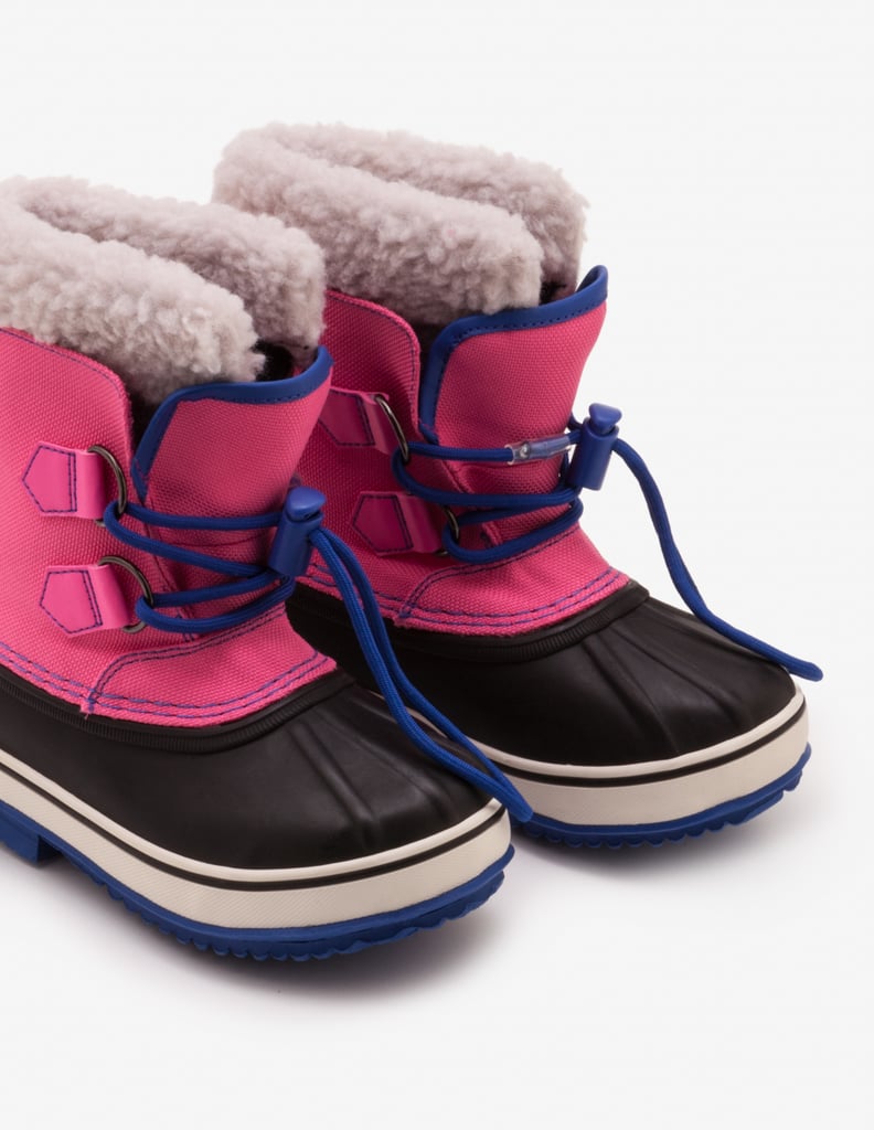 Mini Boden Pop Pink Snow Boots