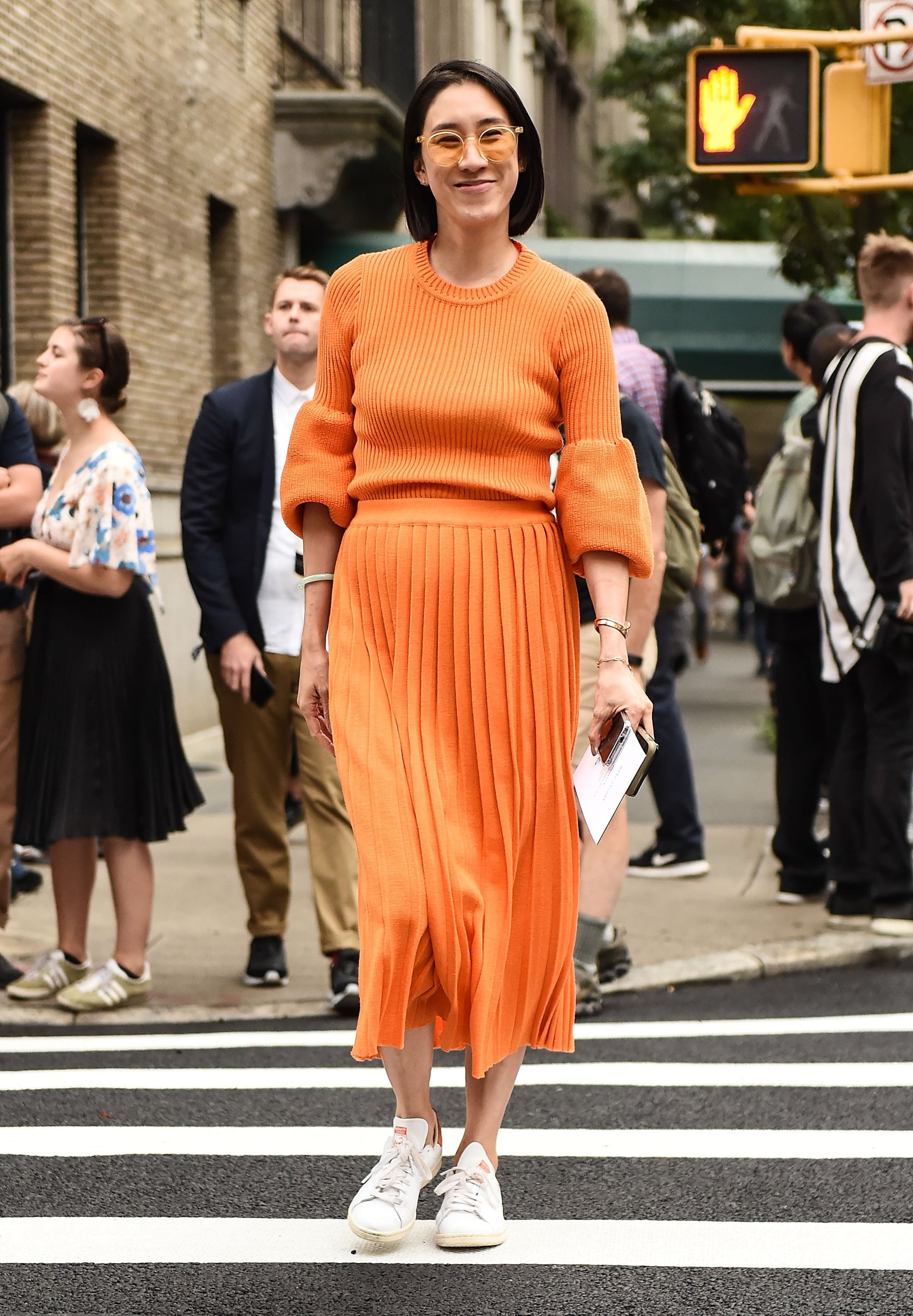 Pleats, Please!, Street Style Stars Know This Colour Will Always Get Them  Noticed