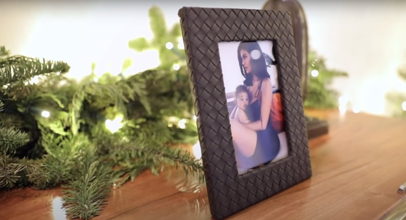 More Garland Sets the Holiday Ambience Alongside a Photo of Kylie and Stormi