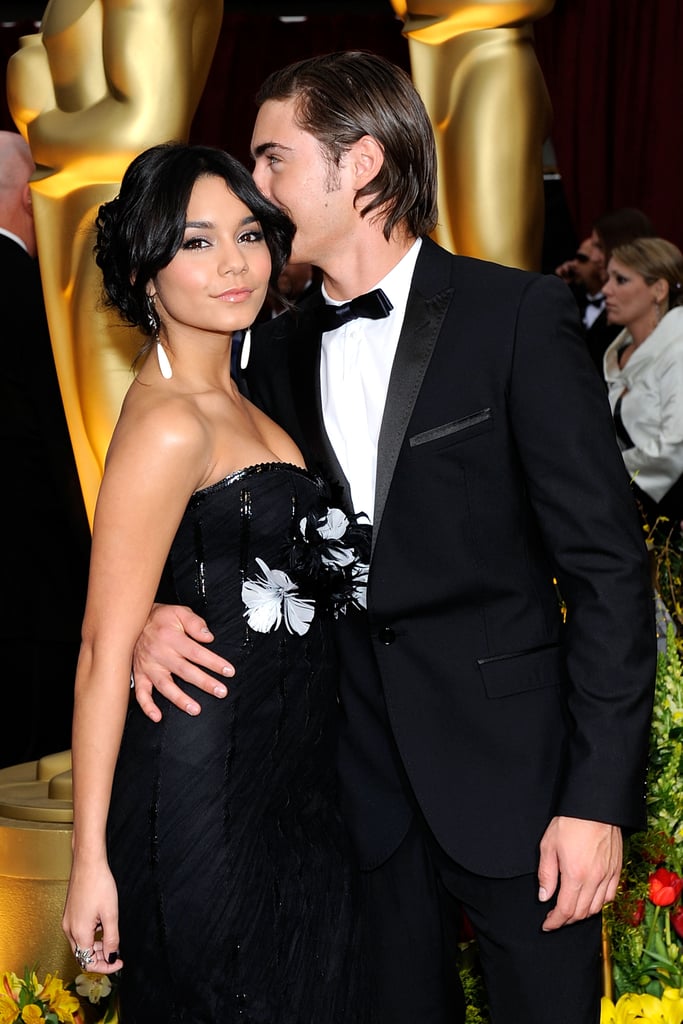 Zac gave Vanessa a sweet kiss on the head at the Oscars in ...