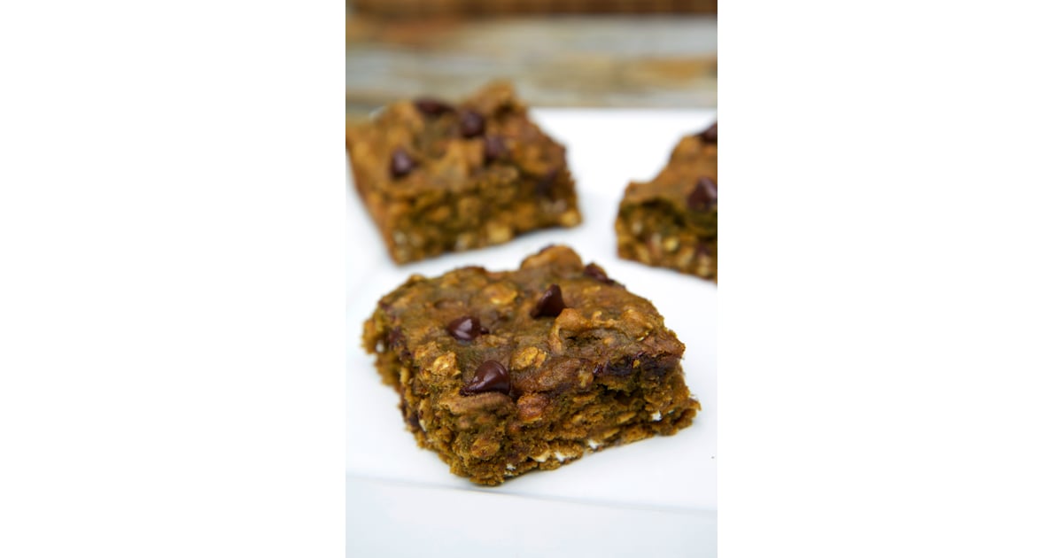 Chocolate Chip Pumpkin Protein Bars Healthy Pumpkin Recipes