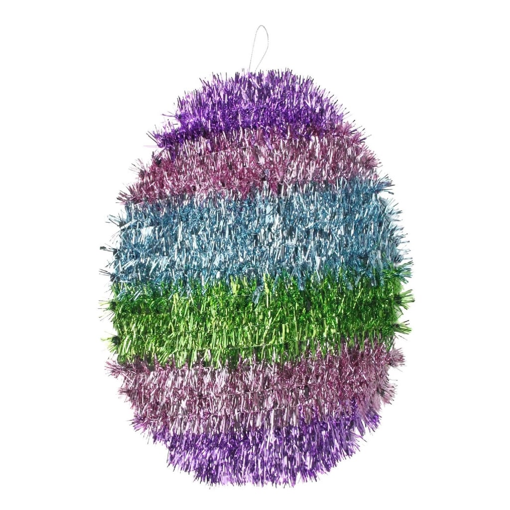 Tinsel Easter Egg Spring Window Decoration