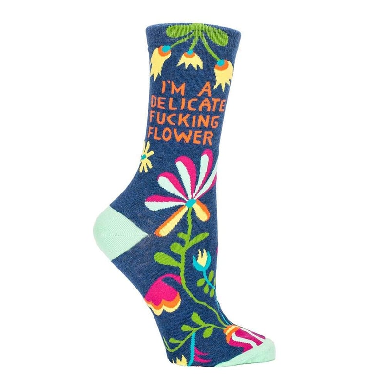 Blue Q Women's Novelty Crew Socks