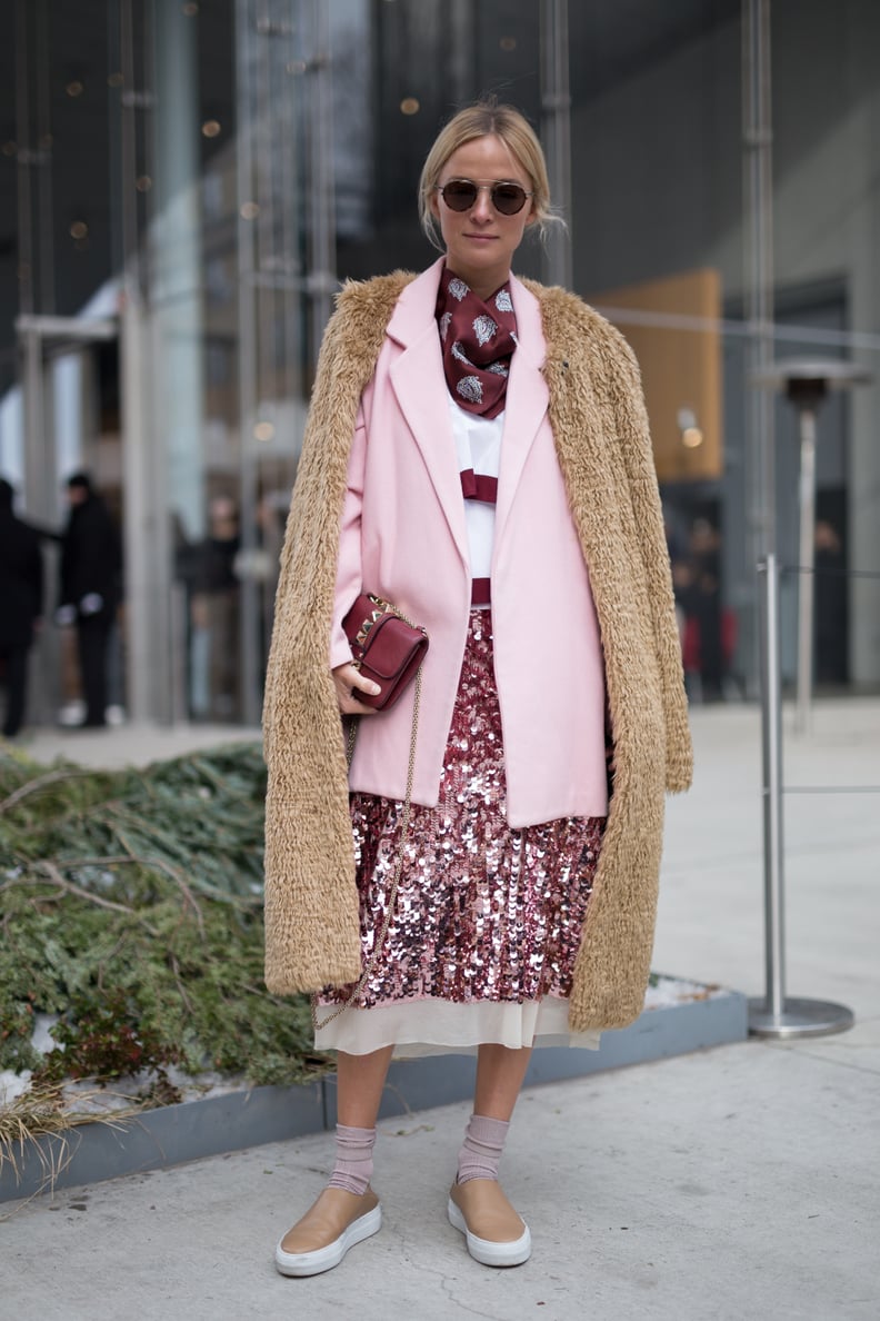 Layer 2 Coats Together — Bonus Points For Added Texture