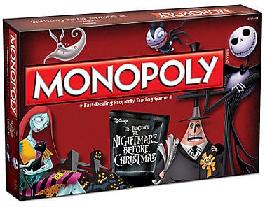 The Nightmare Before Christmas Monopoly Game