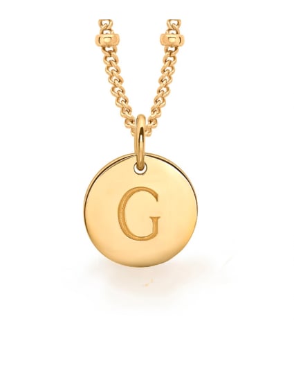 Missoma Gold Initial Necklace