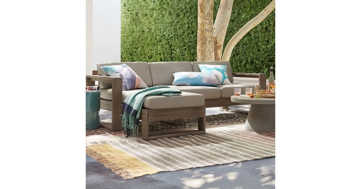 West Elm Portside Outdoor 2Piece Chaise Sectional Best Modern